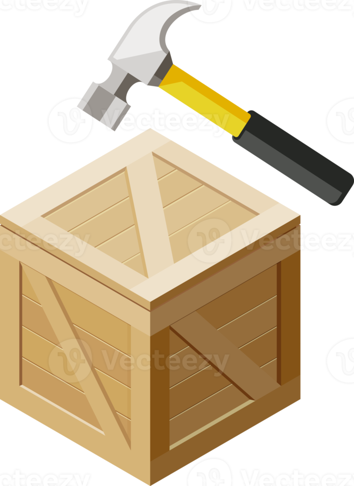 Package isometric. symbol icon png