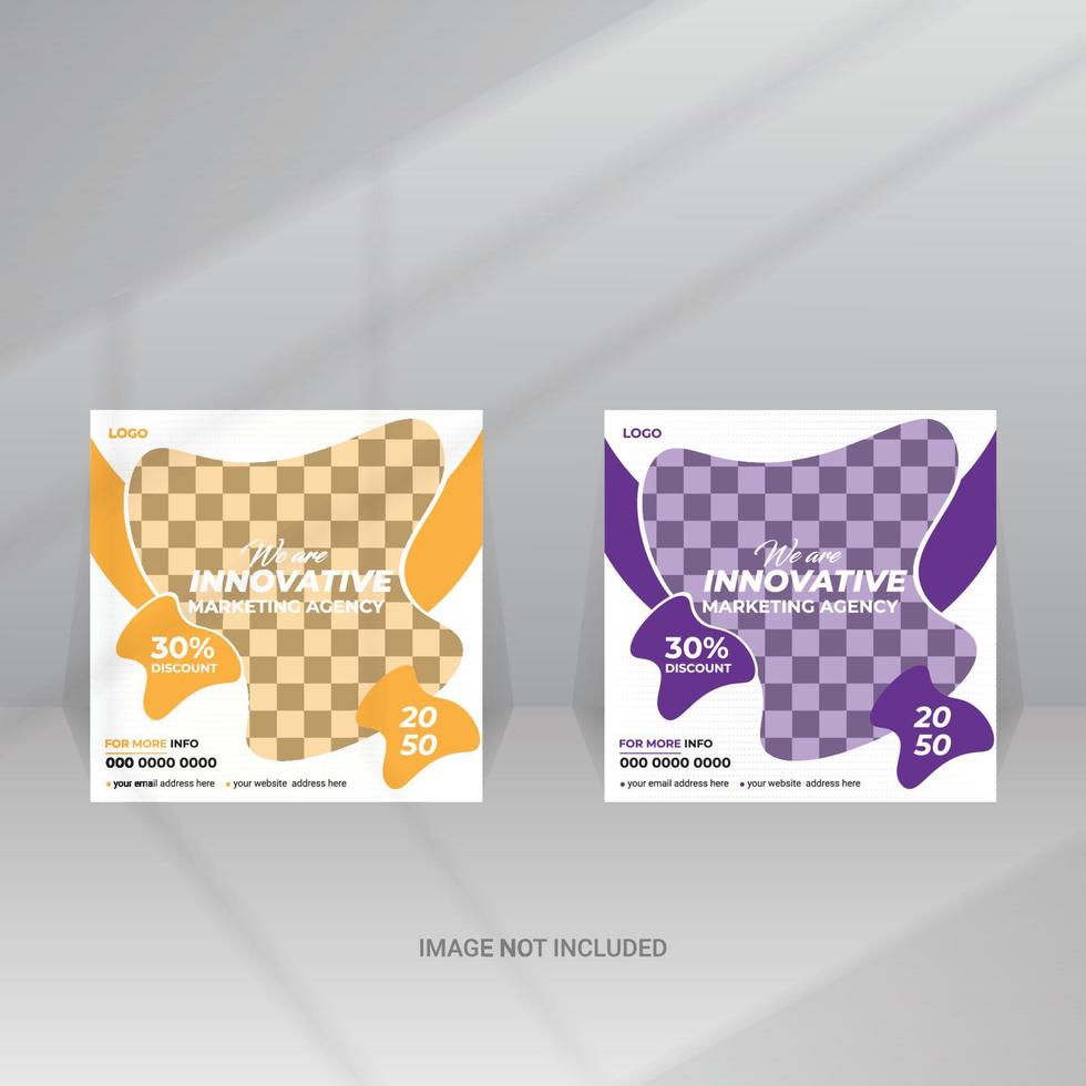 Corporate or Business Social Media Post vector