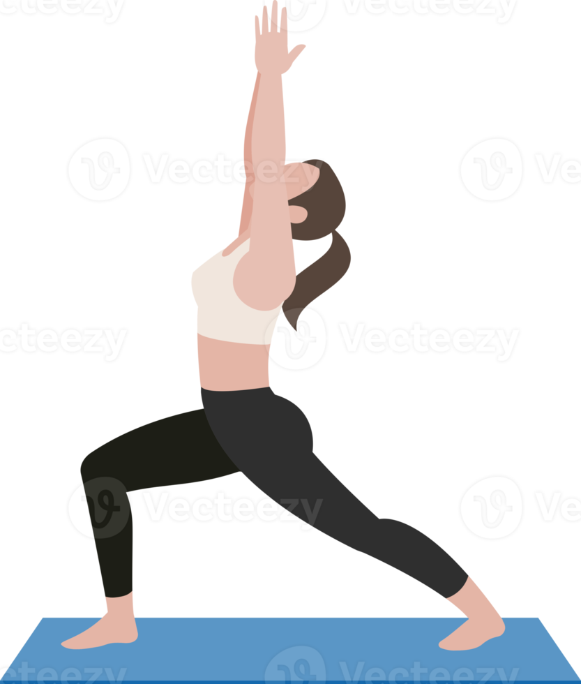 Yoga postures exercises png