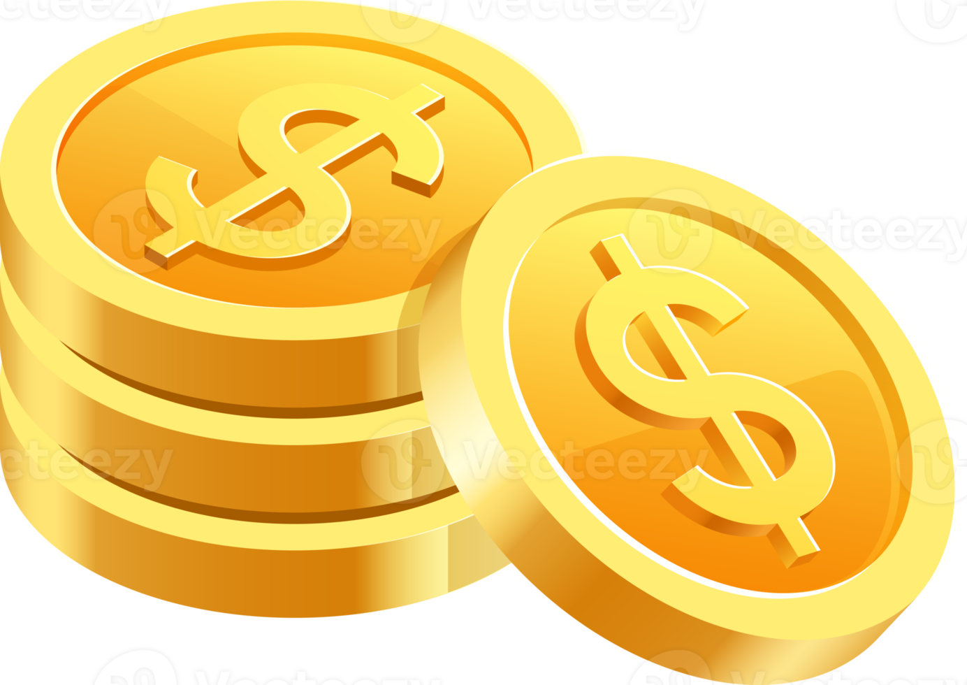 gold coin money symbol icon png