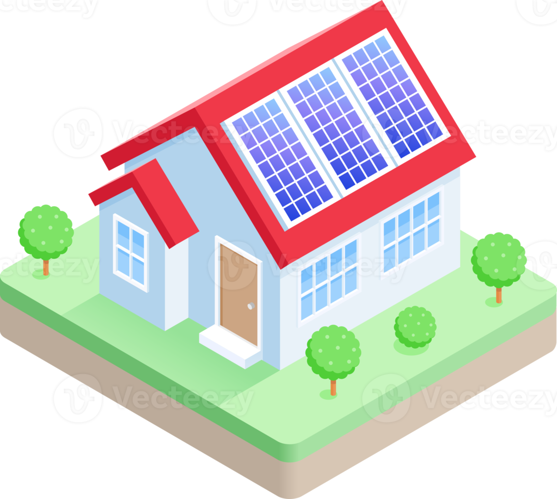 Smart home isometric png
