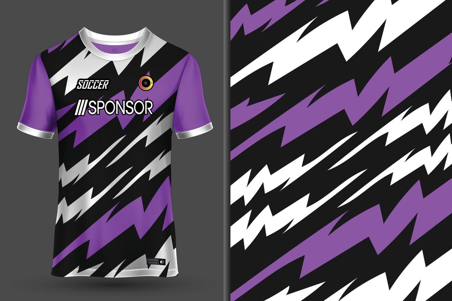 Sports jersey design for sublimation vector