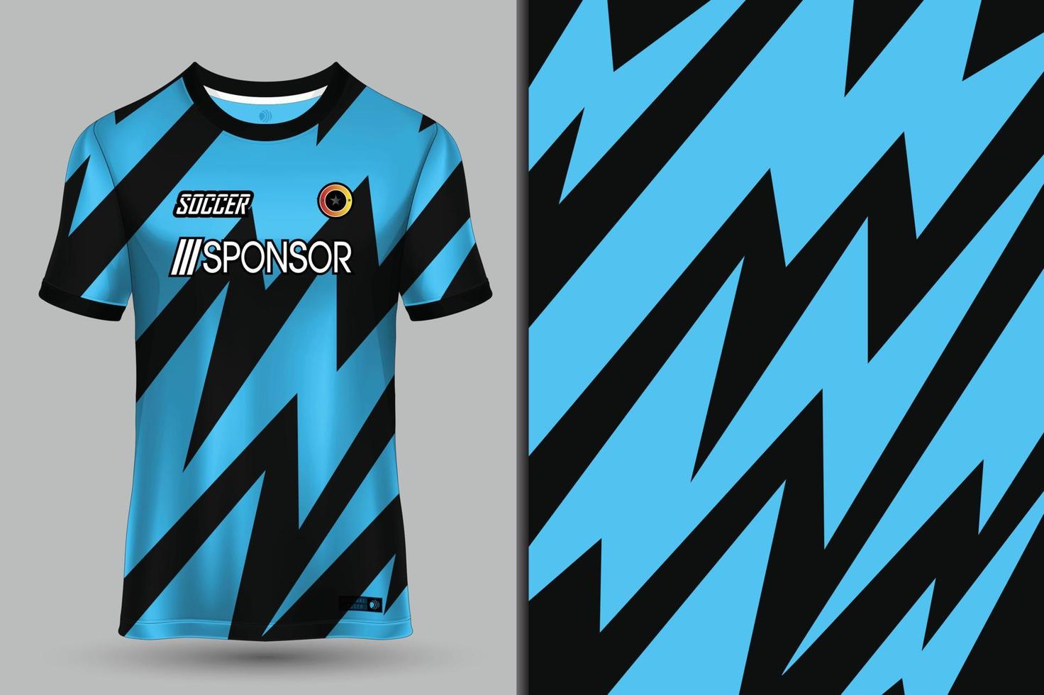 Sports jersey design for sublimation vector