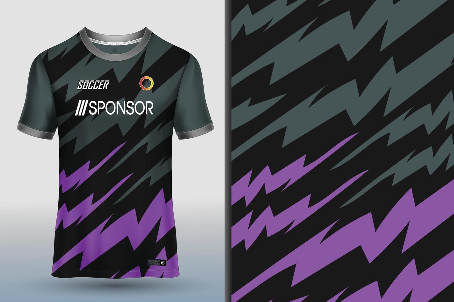 Sports jersey design for sublimation vector