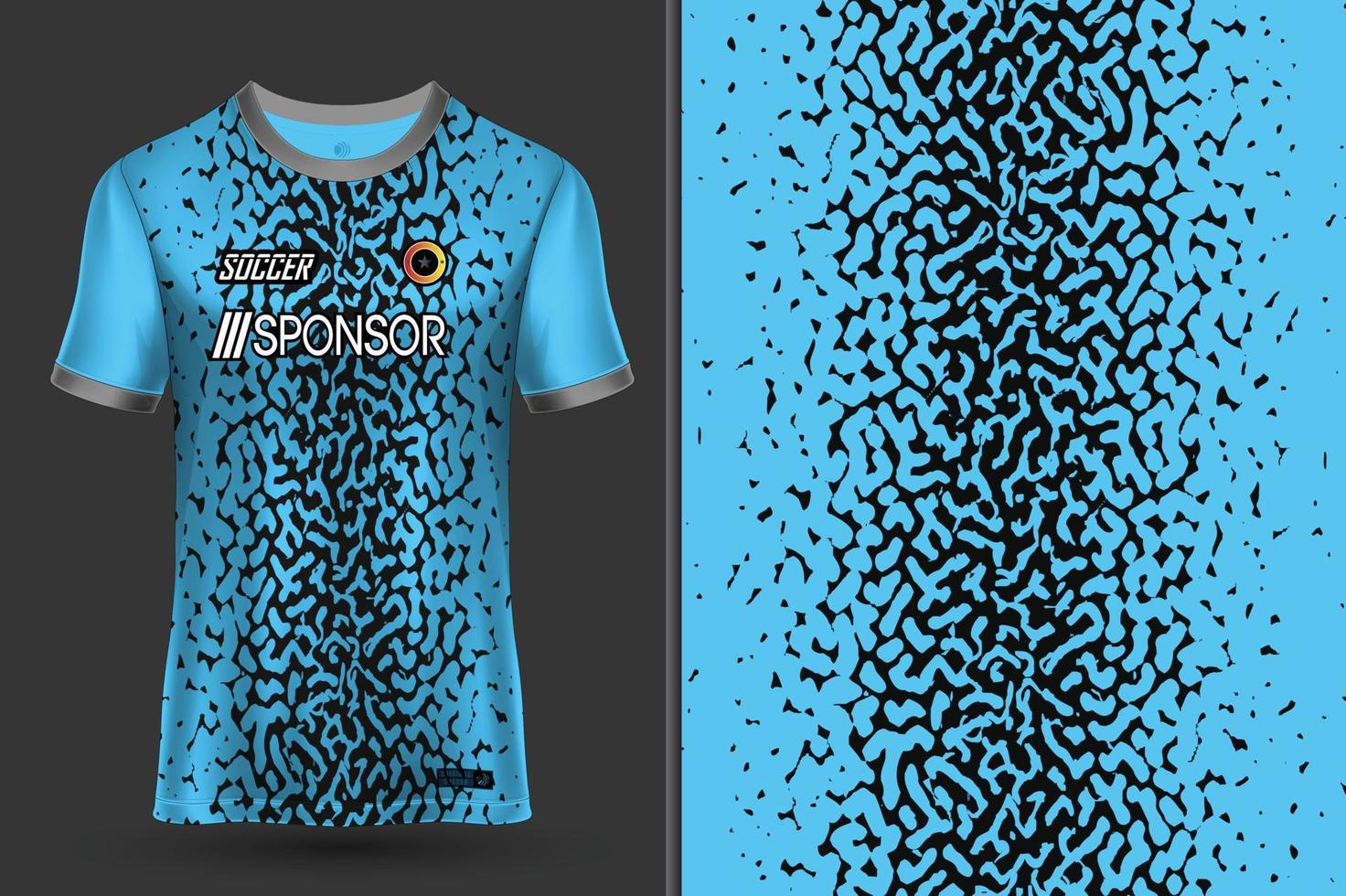 Sports jersey design for sublimation vector