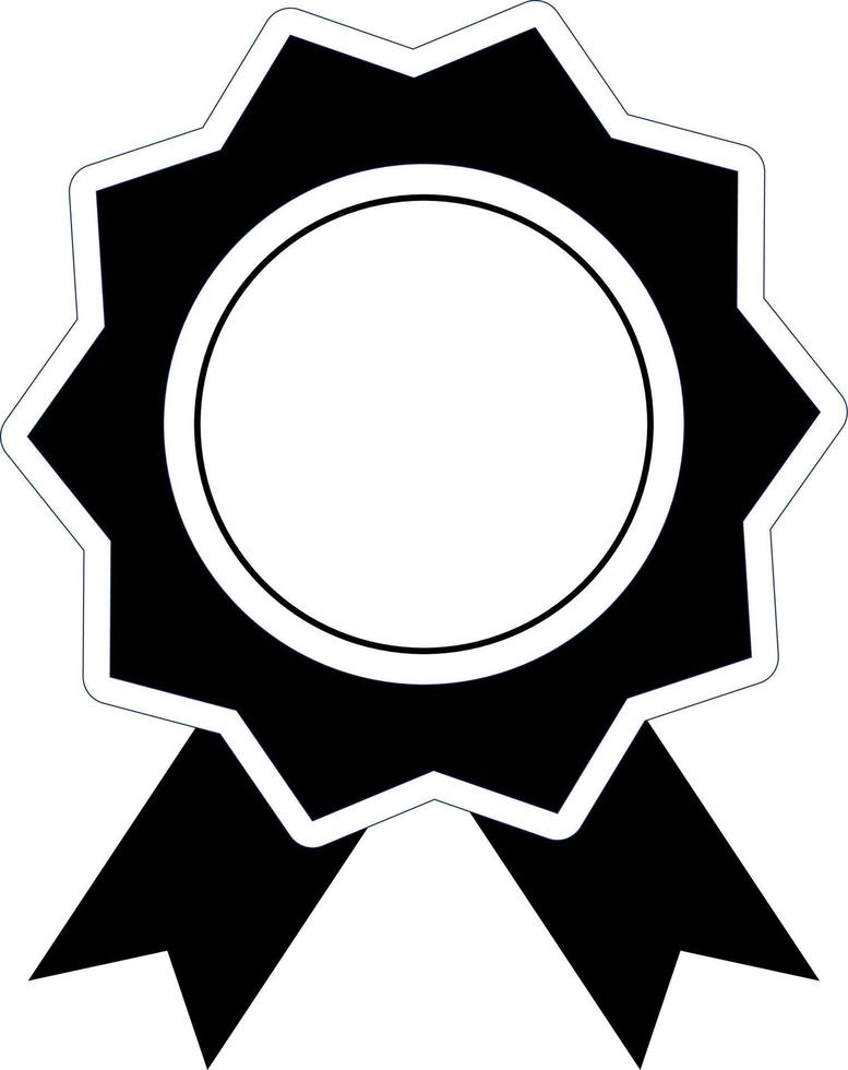 award icon symbol black white winner element vector