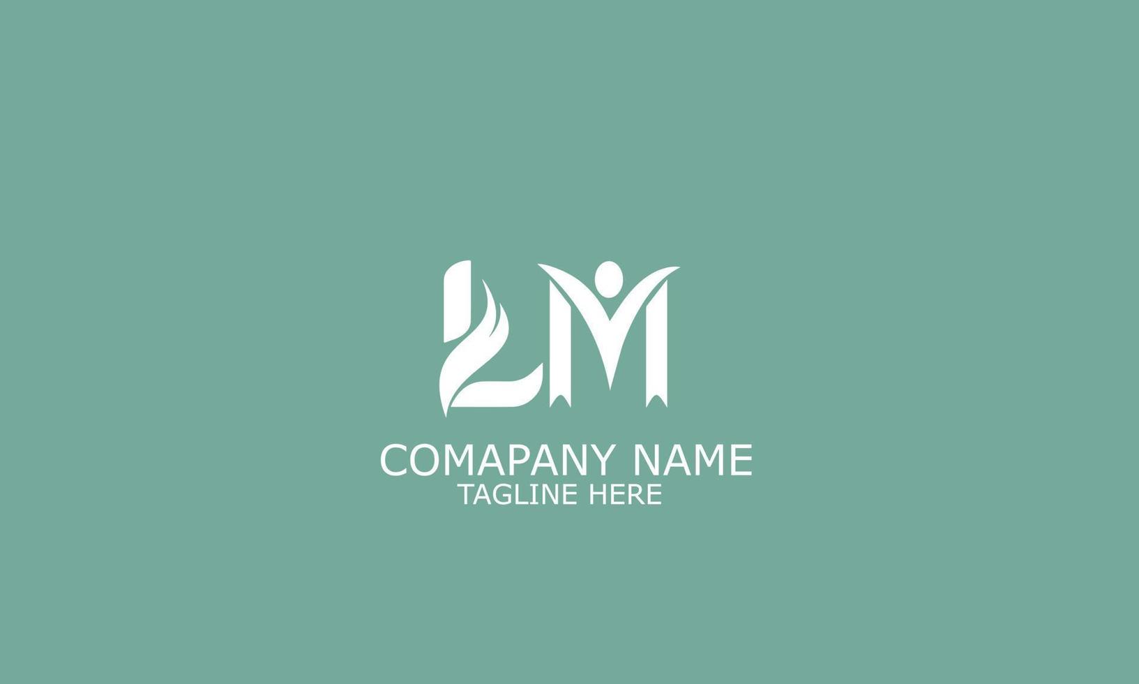 Initial Monogram Letter M L Logo Design Vector Template.