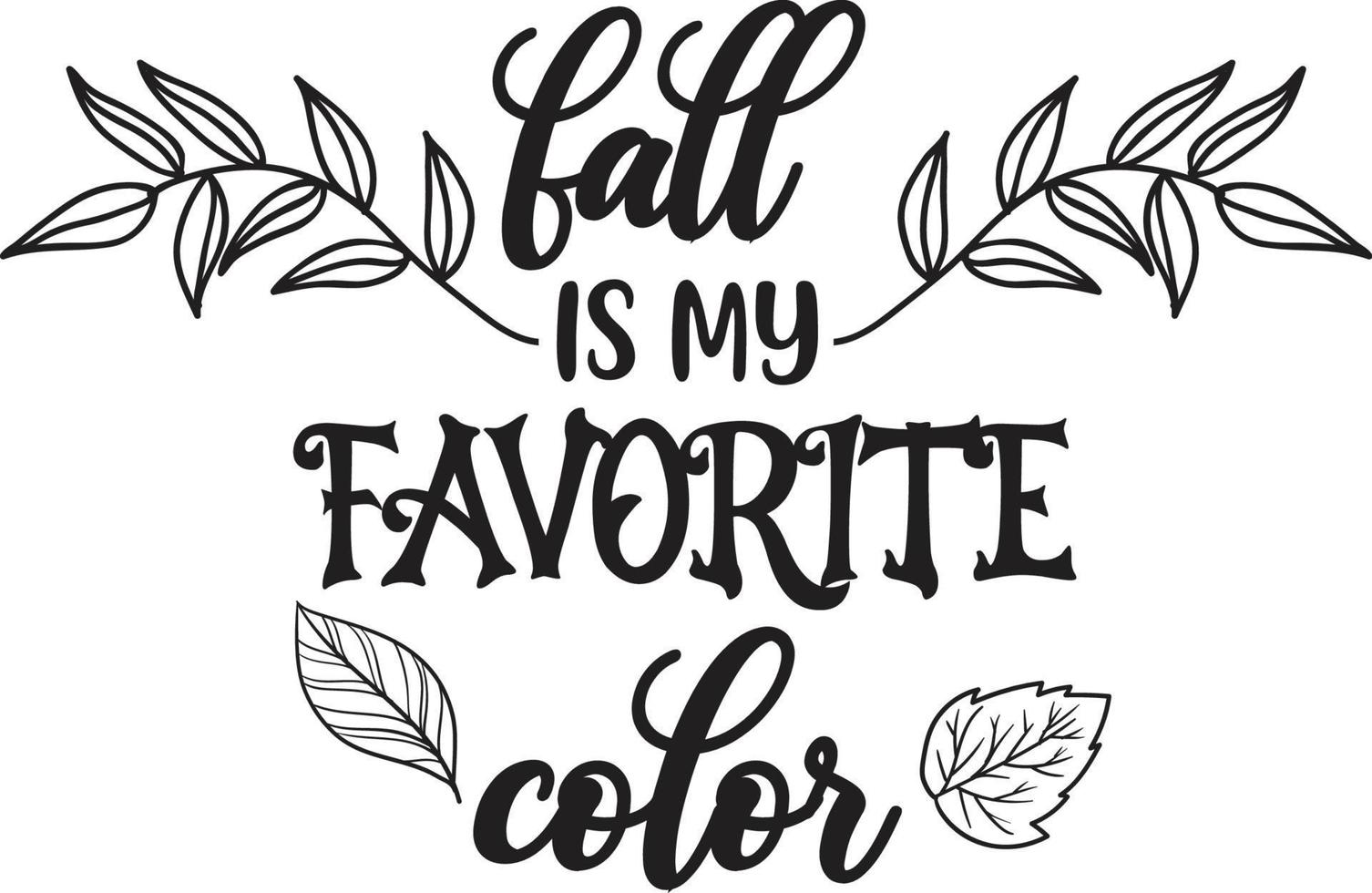 Fall T-Shirt Design vector