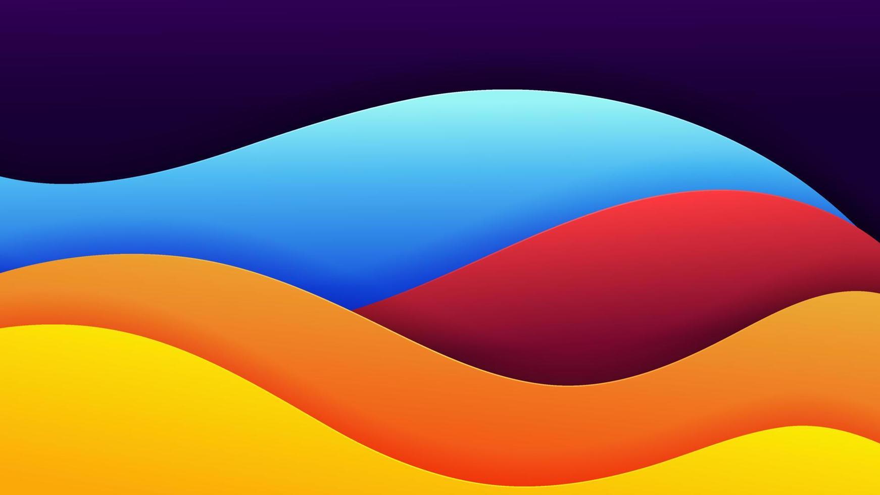 Vector abstract background with soft gradient colot on background. Vector background for wallpaper. Eps 10