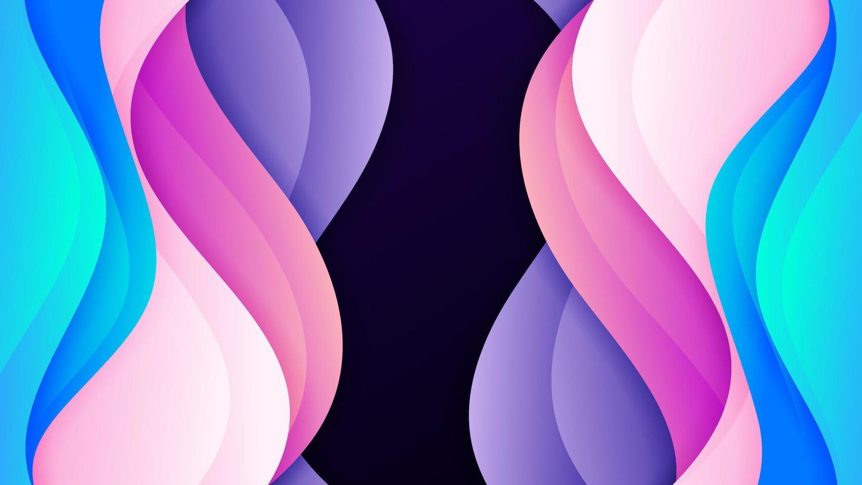 Vector abstract background with soft gradient colot on background. Vector background for wallpaper. Eps 10