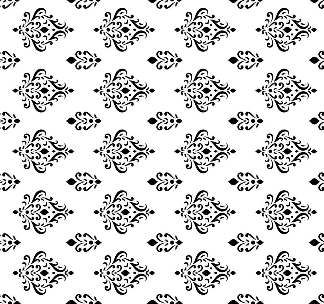 Black and white pattern. Vector seamless modern stylish abstract texture. Repeating geometric elements for web and textile
