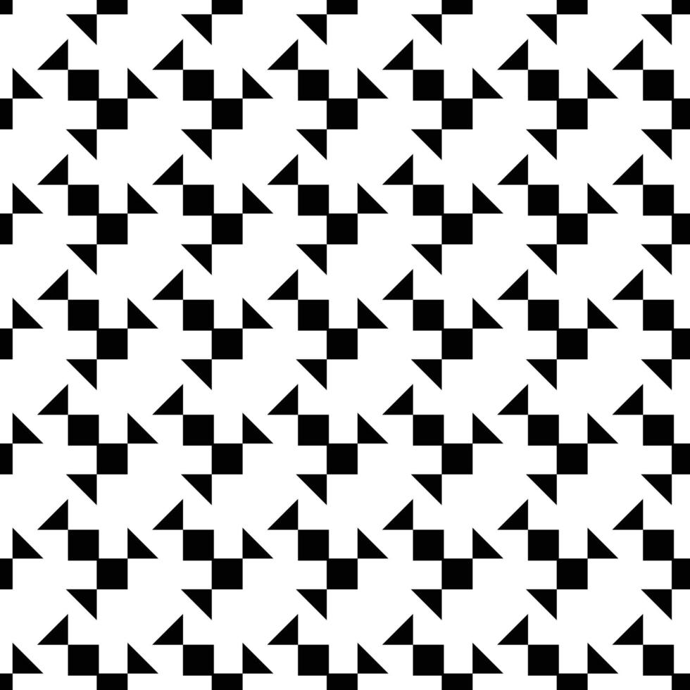 Abstract vector art with black and white seamless monochrome lines pattern