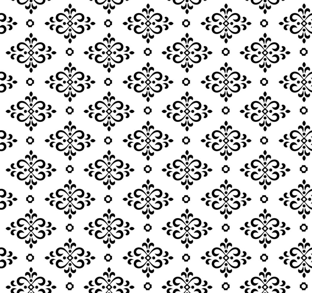 Black and white pattern. Vector seamless modern stylish abstract texture. Repeating geometric elements for textile and web