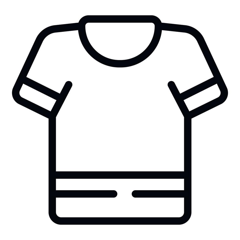 Unisex shirt icon outline vector. Fashion top vector