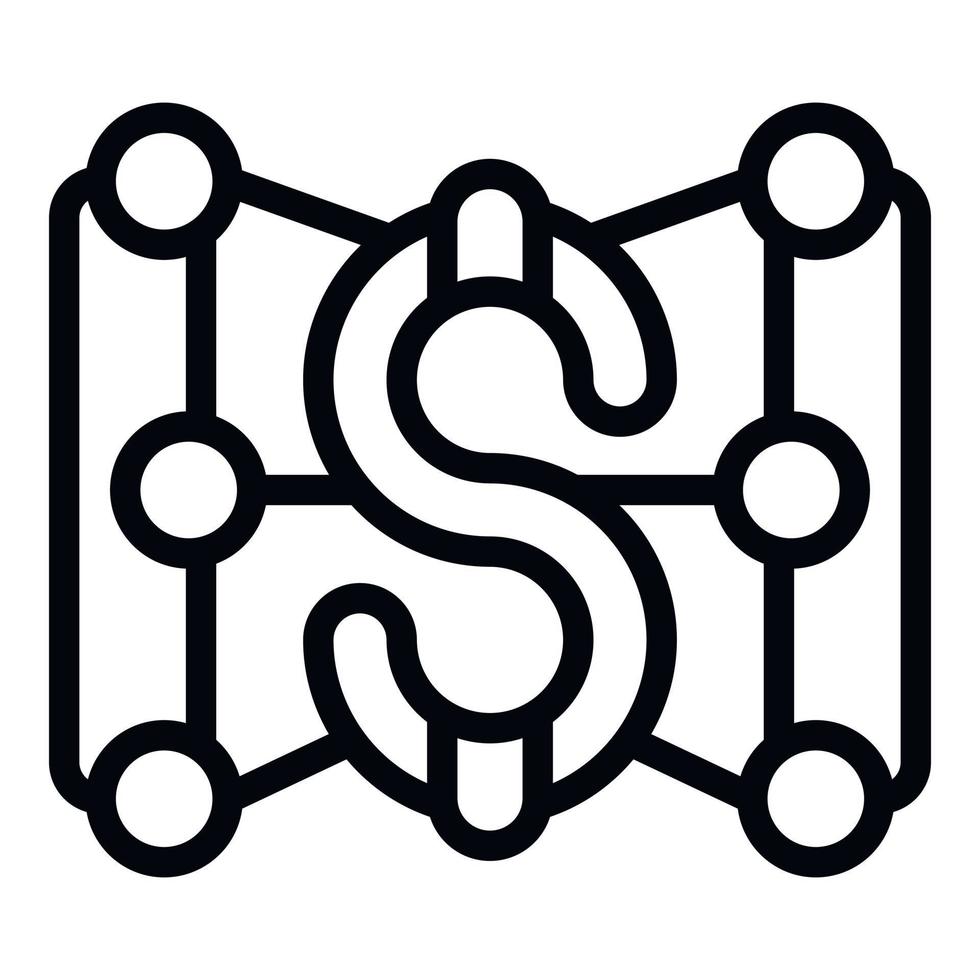 Career business icon outline vector. Check main vector