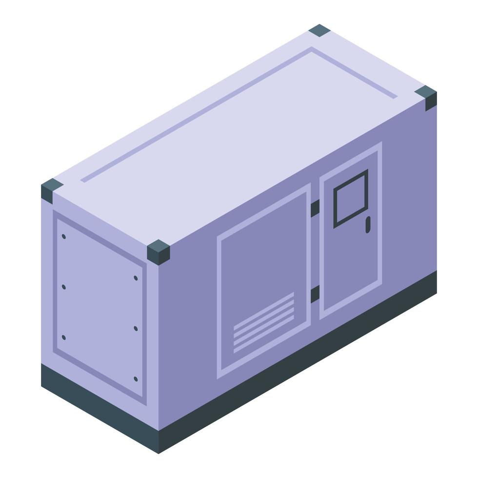 Energy equipment icon isometric vector. Power generator vector