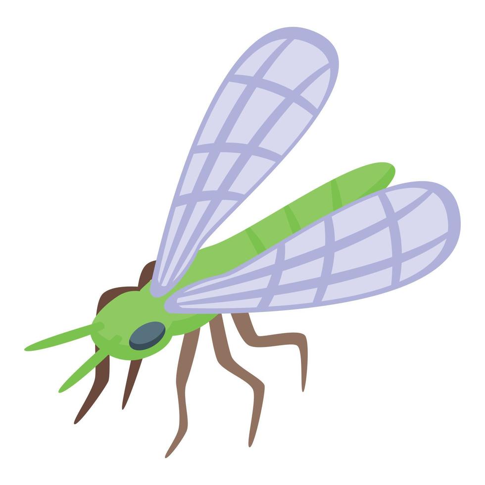 Forest insect icon isometric vector. Nature plant vector