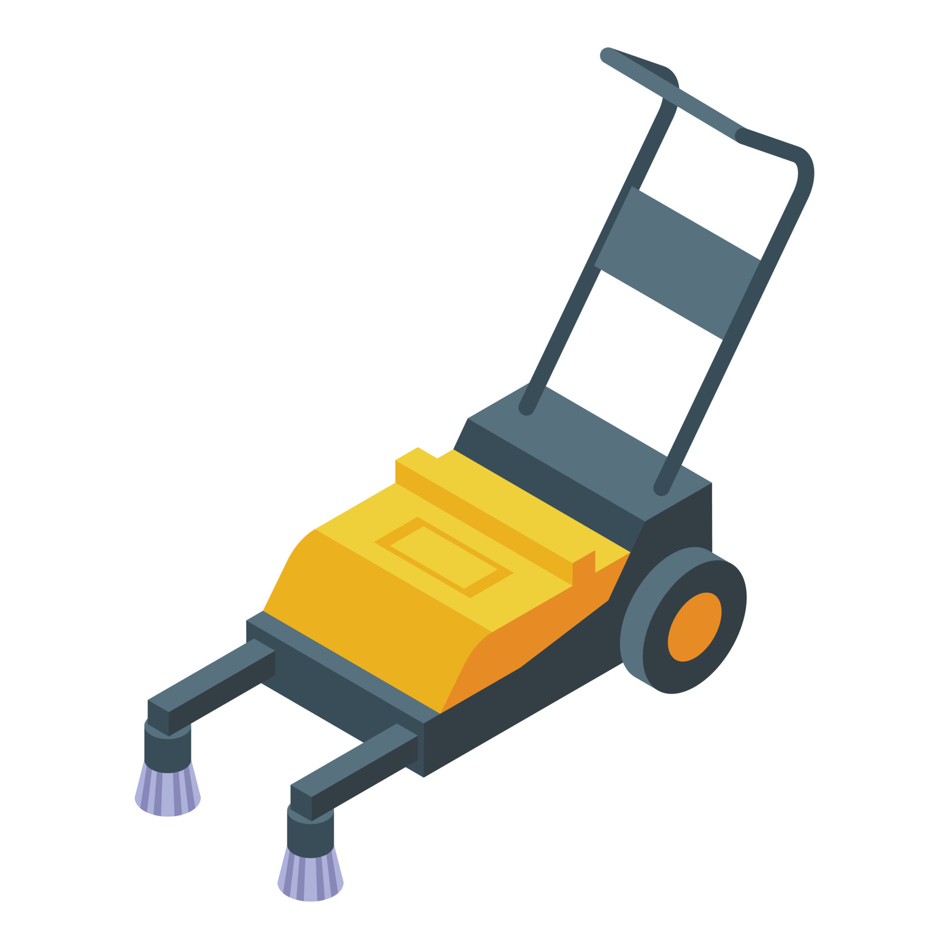 Home sweeper icon isometric vector. Road truck 19053344 Vector Art at
