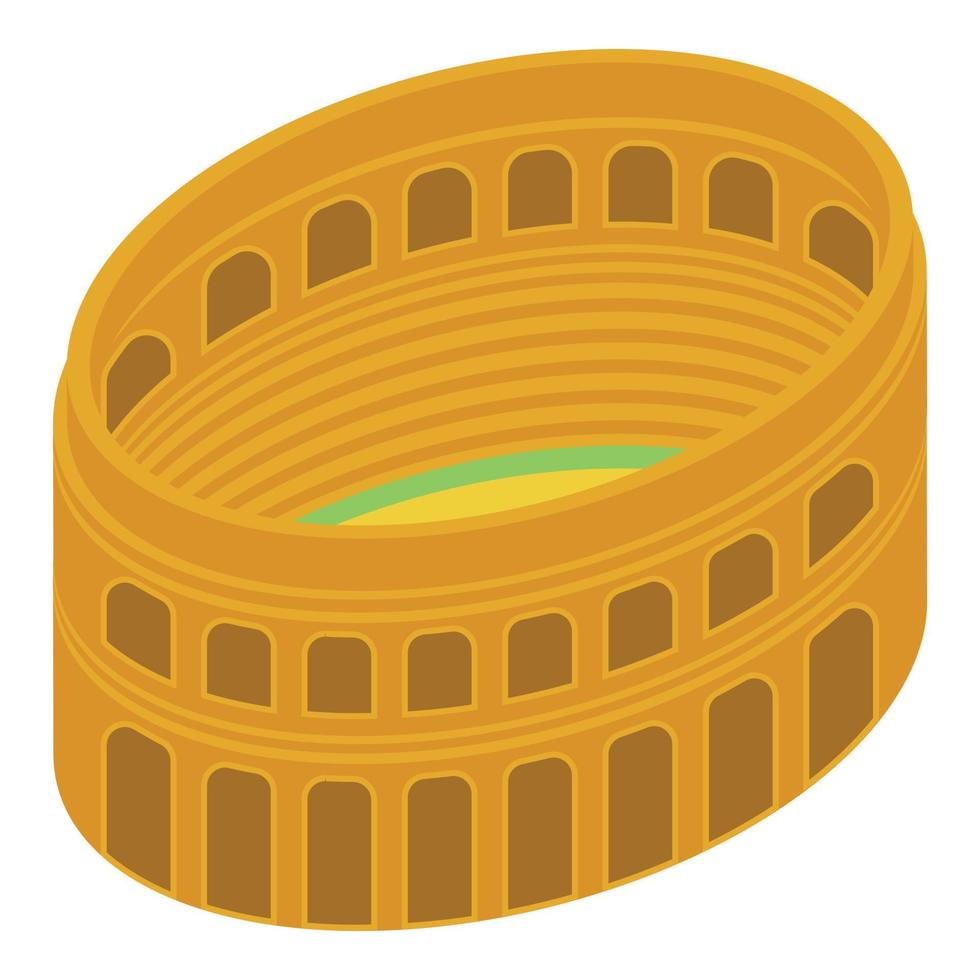 Senate amphitheater icon isometric vector. City travel vector