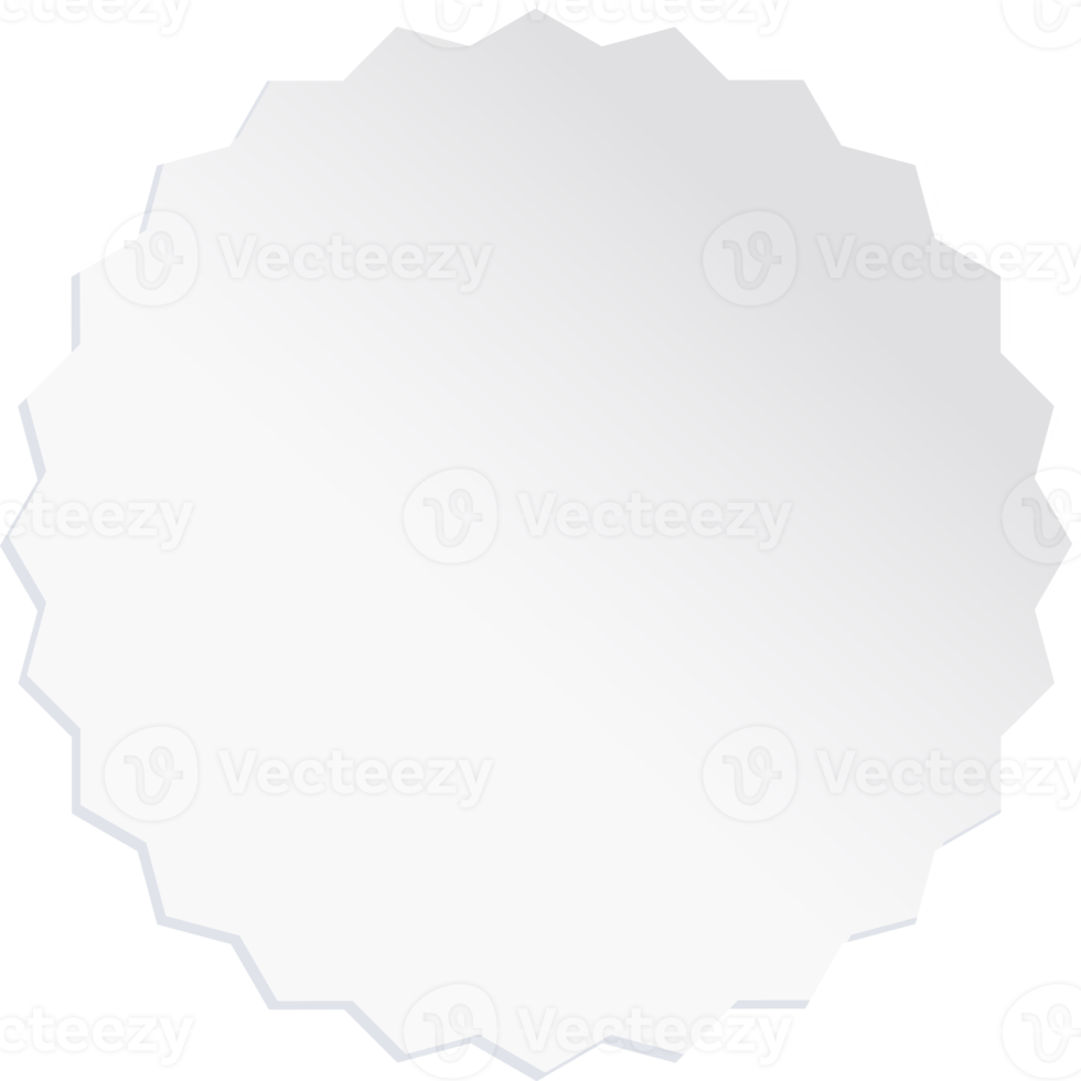 badges et étiquettes en papier png