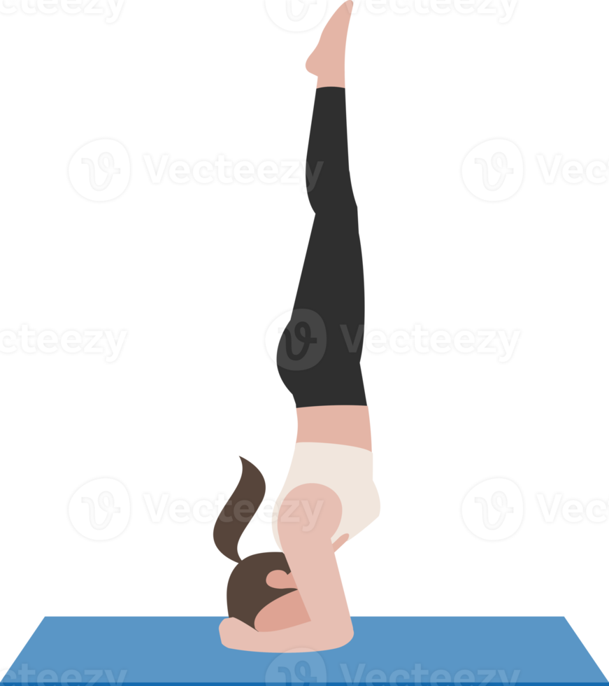 Yoga postures exercises png