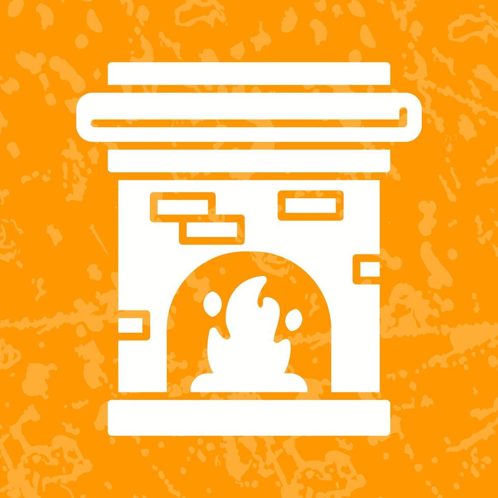 Fireplace Vector Icon