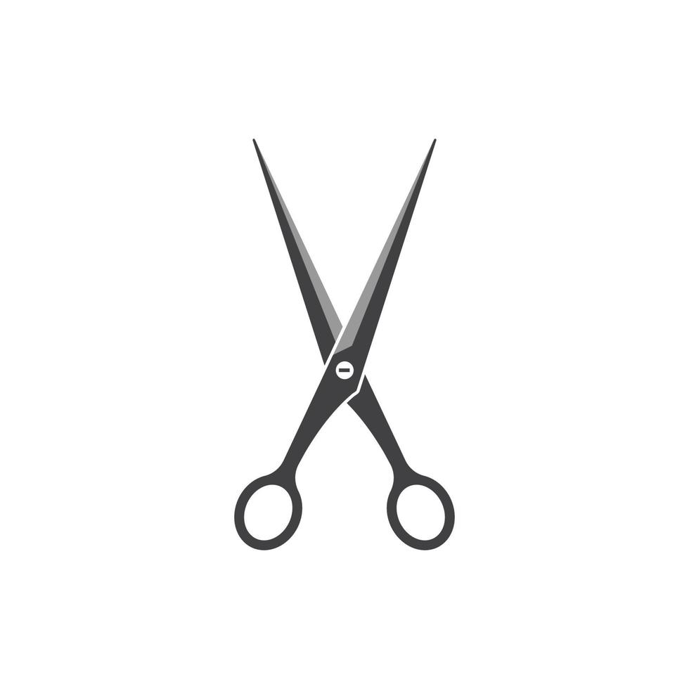 scissor icon logo vector illustration
