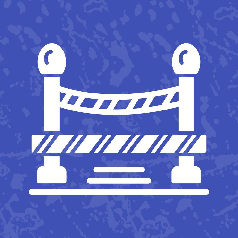Do Not Cross Line Vector Icon