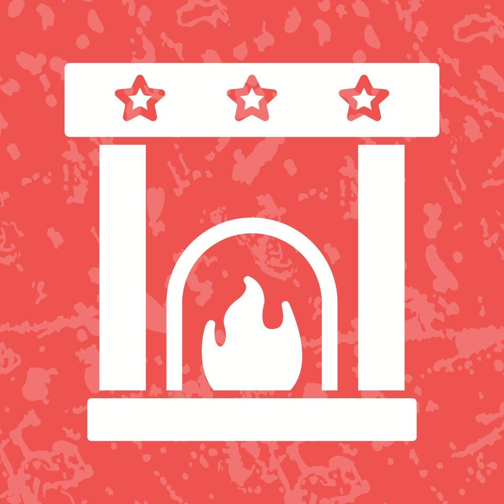 Fireplace Vector Icon