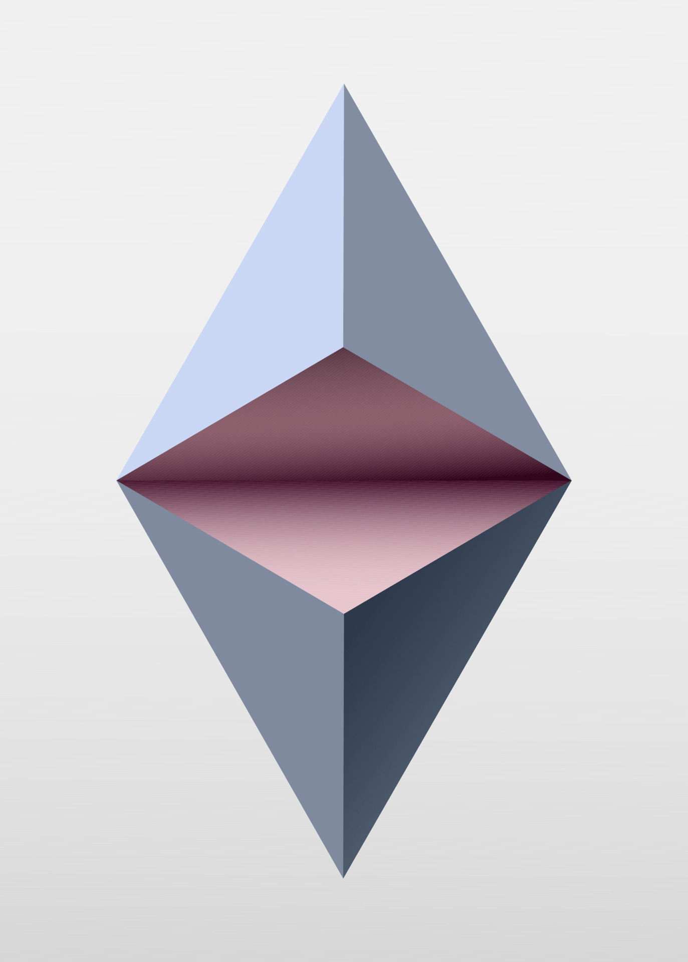 three dimensional complex shape. Abstract Poster Design Template