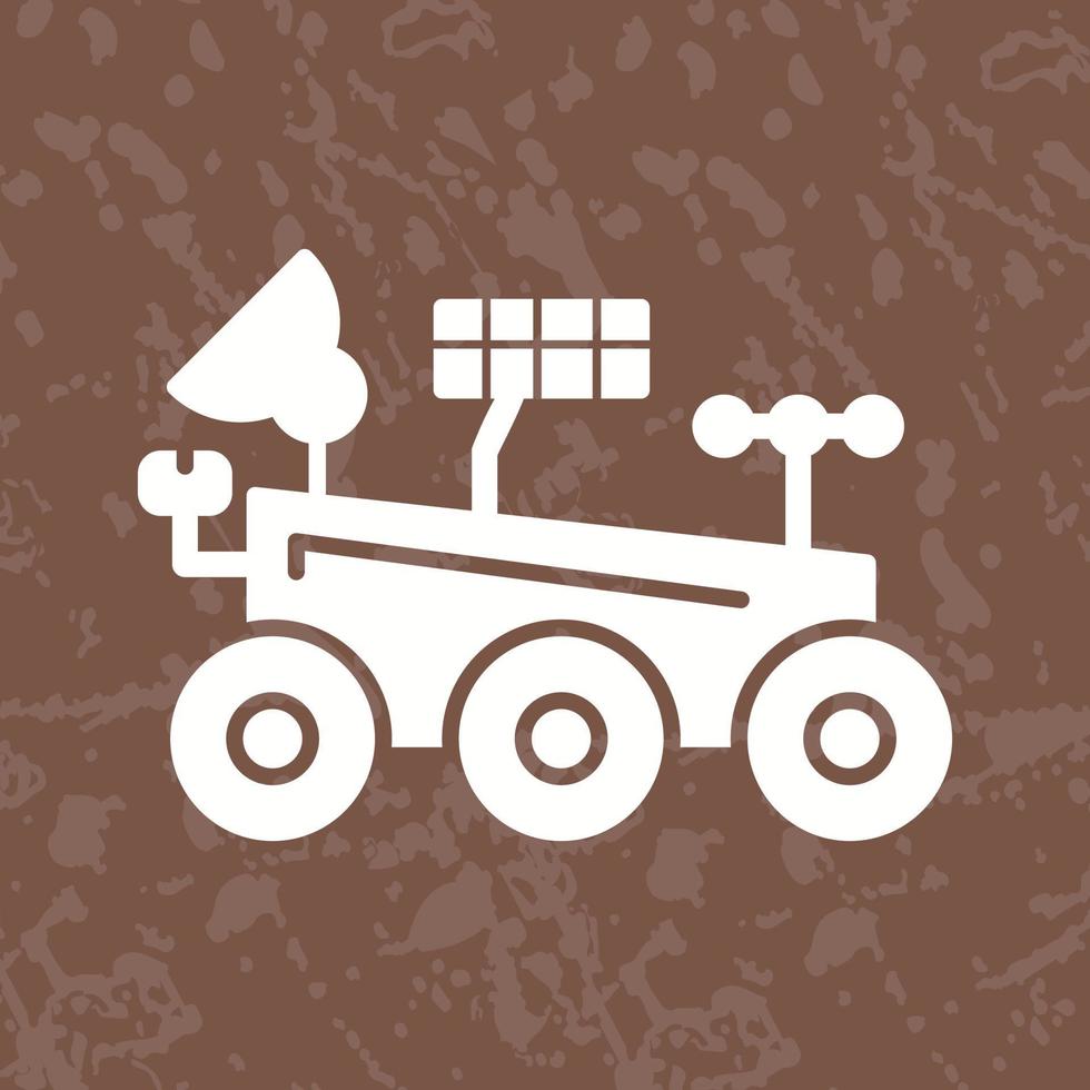 marte rover vector icono