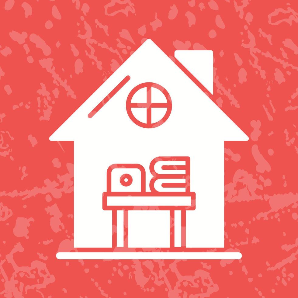 Home Work Place Vector Icon