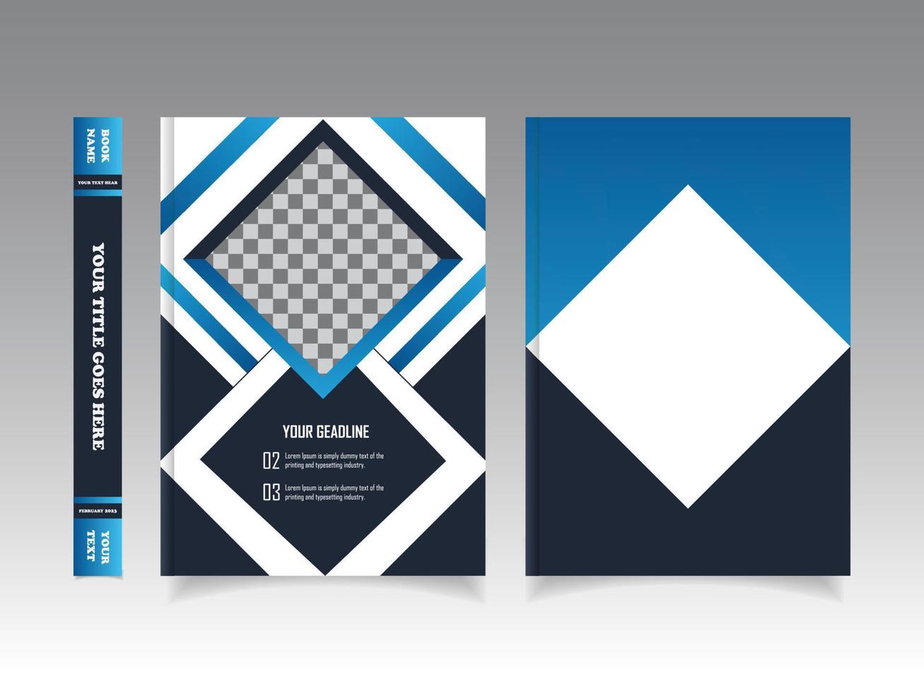 print book cover vector