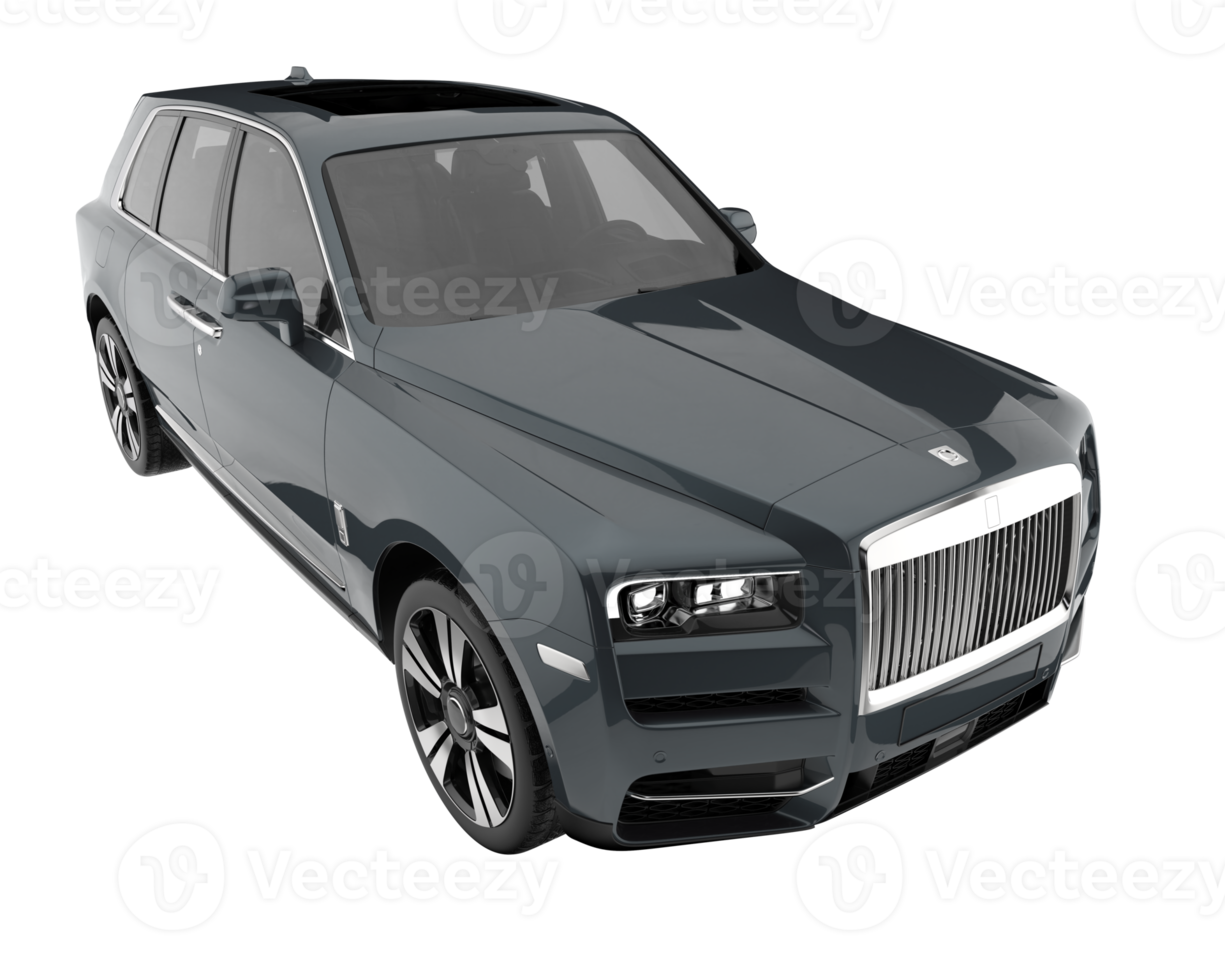 Realistic SUV isolated on transparent background. 3d rendering - illustration png