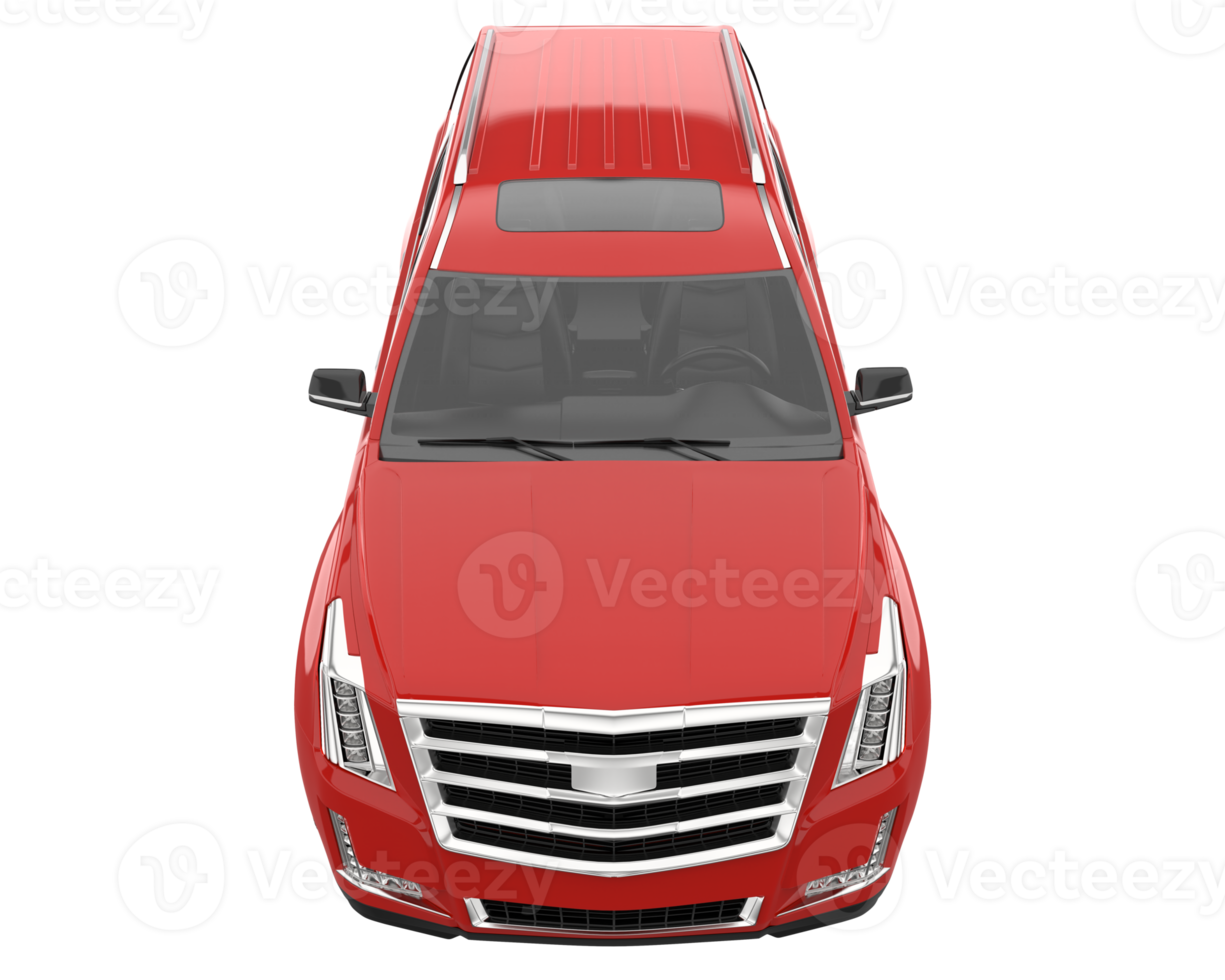 Realistic SUV isolated on transparent background. 3d rendering - illustration png