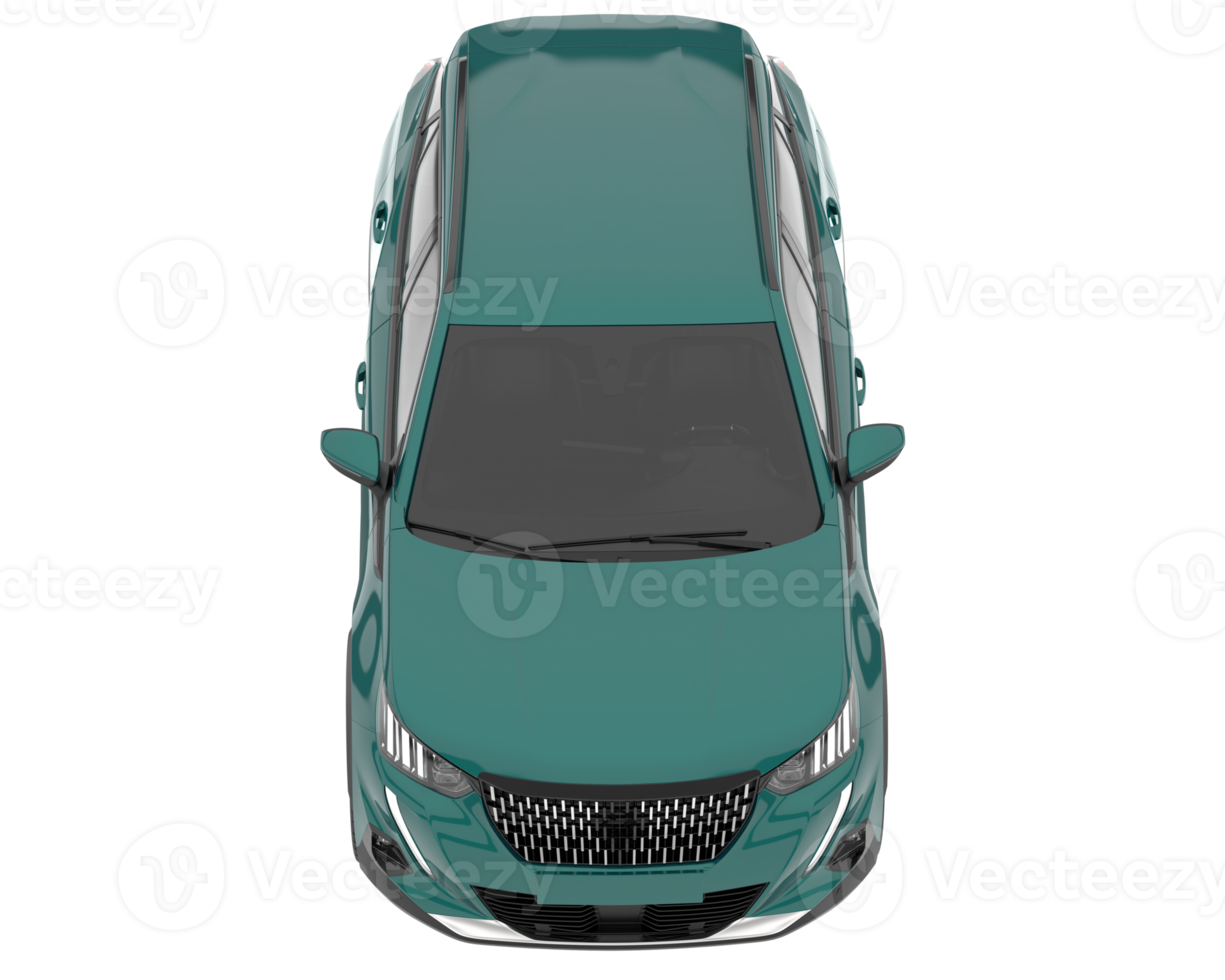 Realistic SUV isolated on transparent background. 3d rendering - illustration png