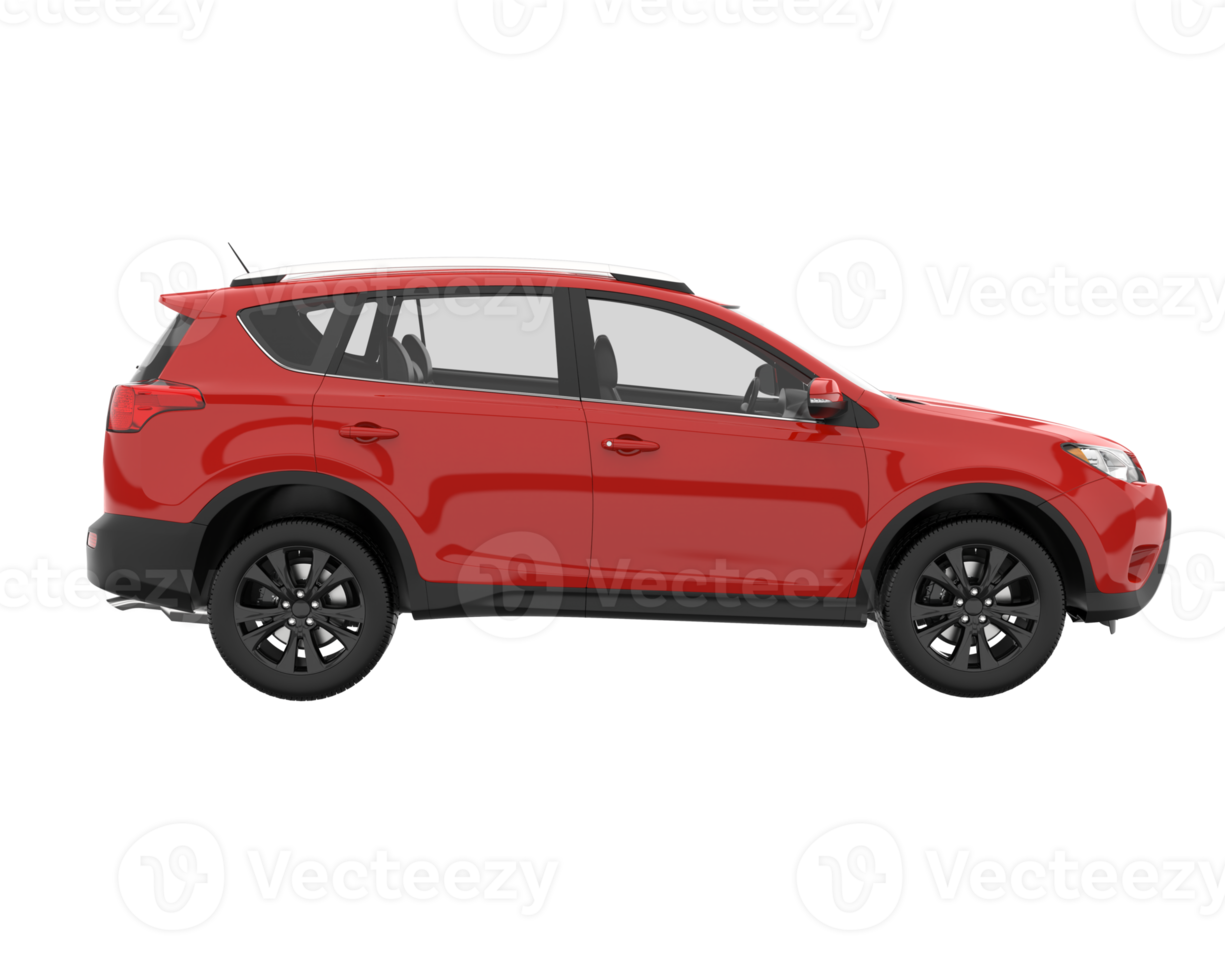 Realistic SUV isolated on transparent background. 3d rendering - illustration png