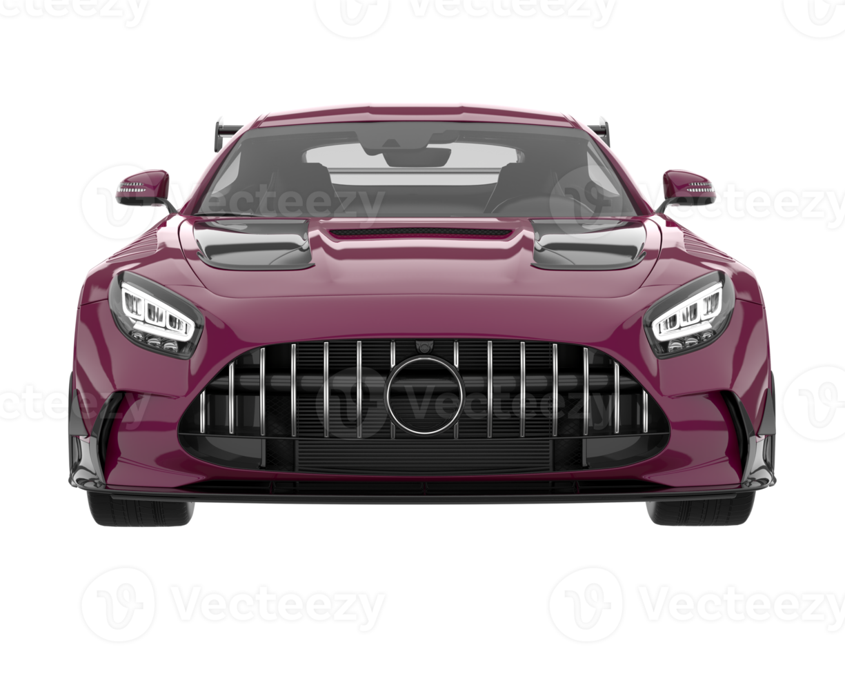 Sport car isolated on transparent background. 3d rendering - illustration png