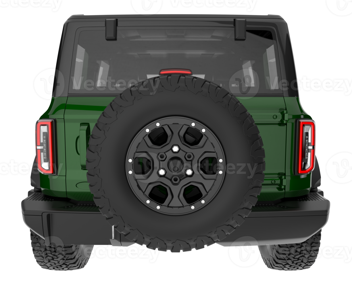 Realistic SUV isolated on transparent background. 3d rendering - illustration png