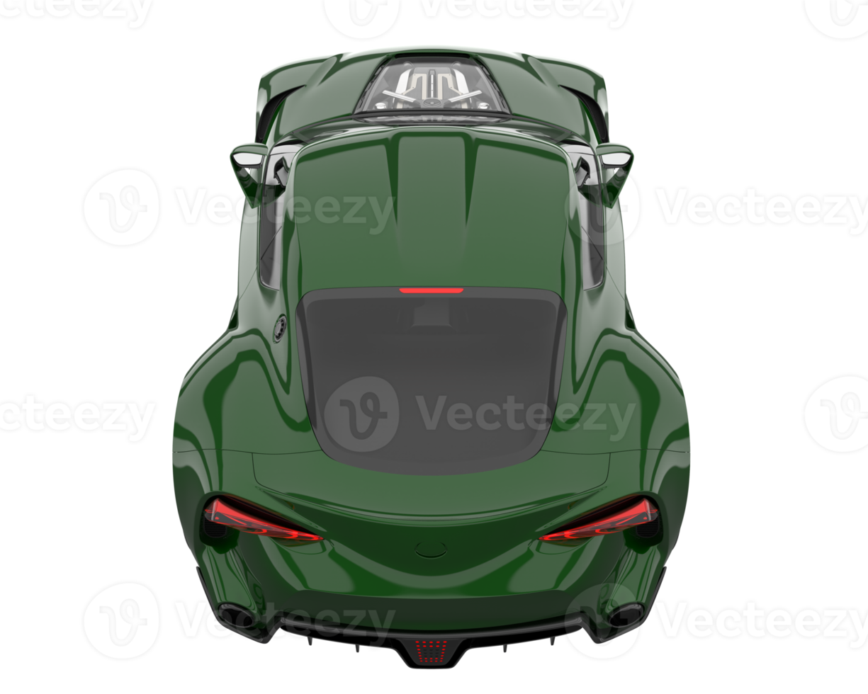 voiture de sport isolée sur fond transparent. rendu 3d - illustration png