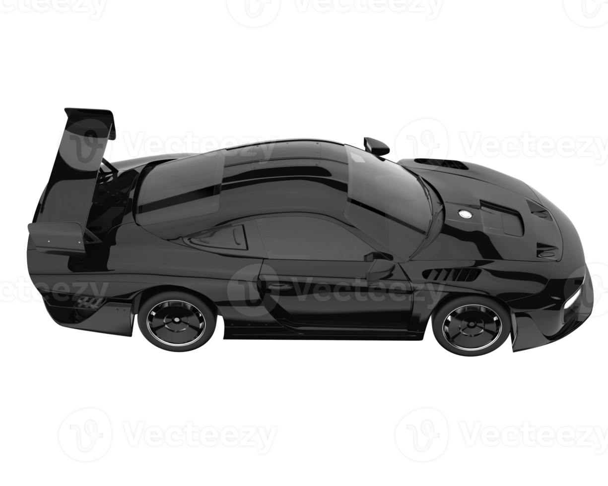 Sport car isolated on transparent background. 3d rendering - illustration png