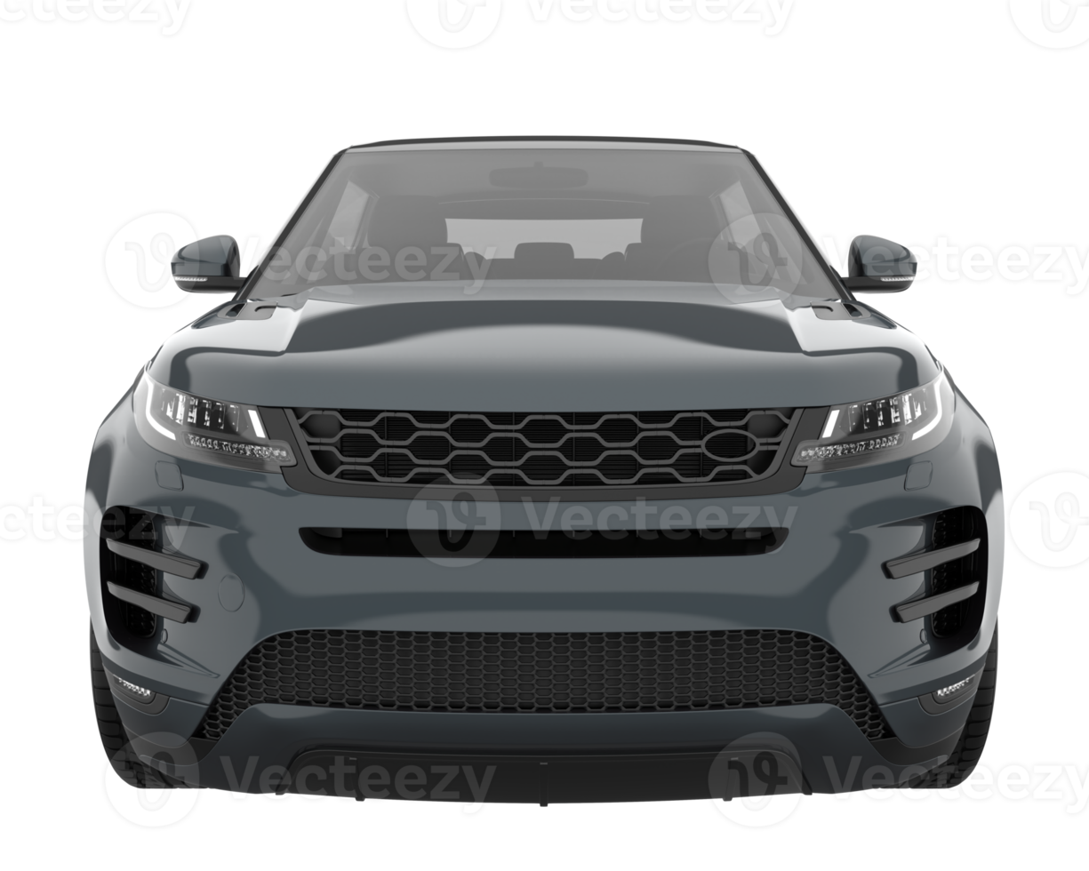 Realistic SUV isolated on transparent background. 3d rendering - illustration png