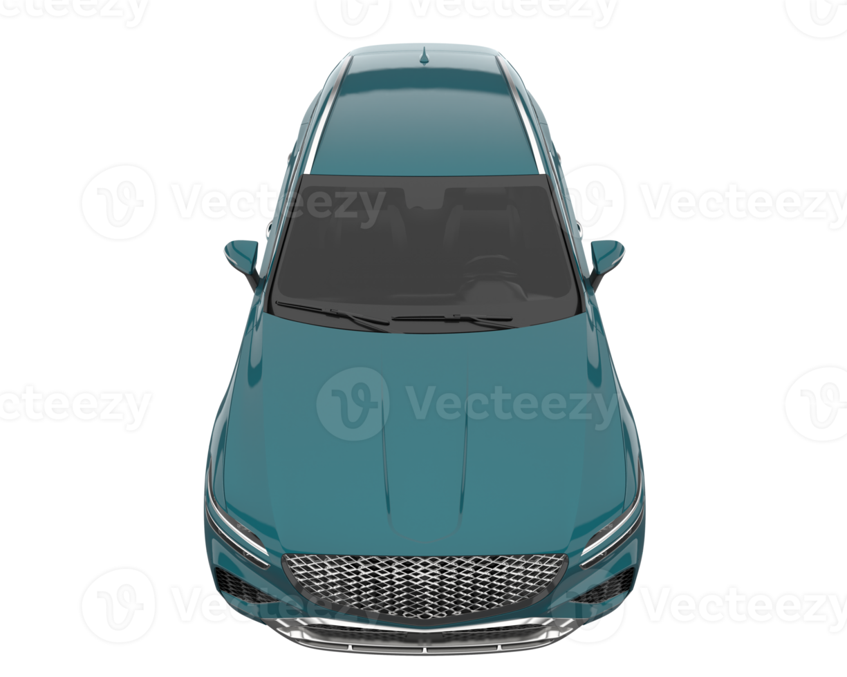 Realistic SUV isolated on transparent background. 3d rendering - illustration png