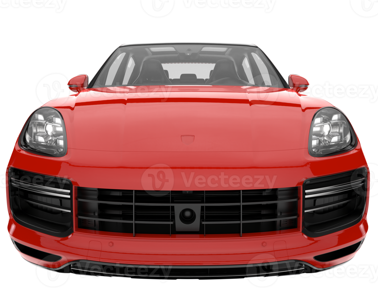 Realistic SUV isolated on transparent background. 3d rendering - illustration png