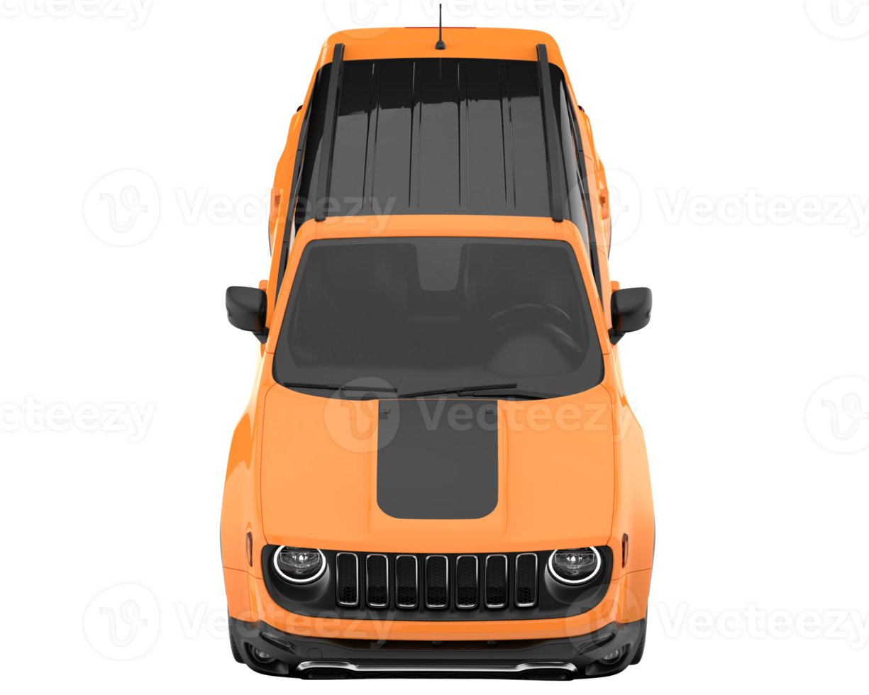 realistico suv isolato su trasparente sfondo. 3d interpretazione - illustrazione png