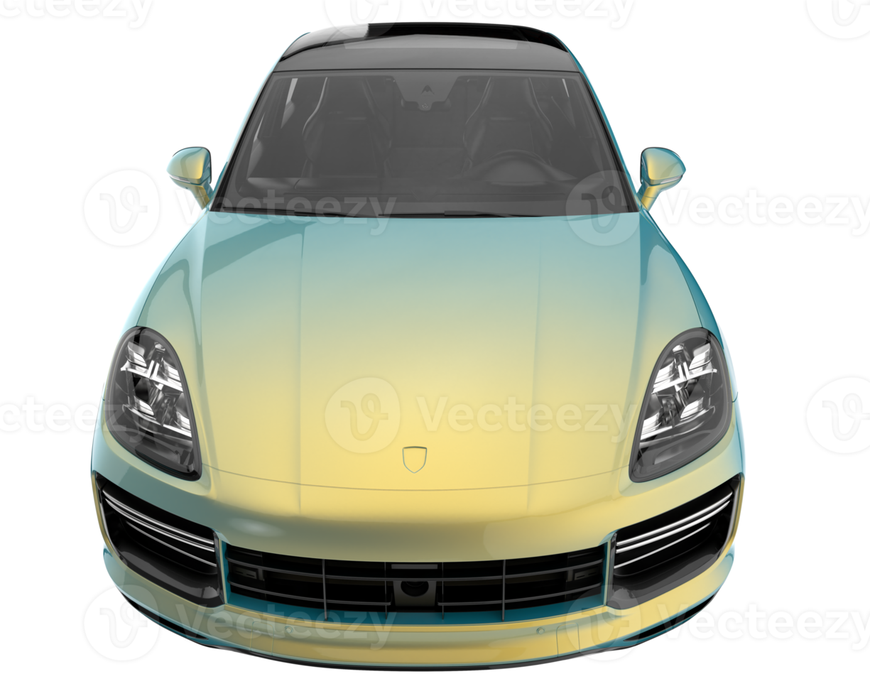 Realistic SUV isolated on transparent background. 3d rendering - illustration png