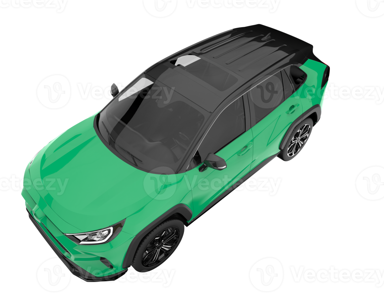 Sport car isolated on transparent background. 3d rendering - illustration png
