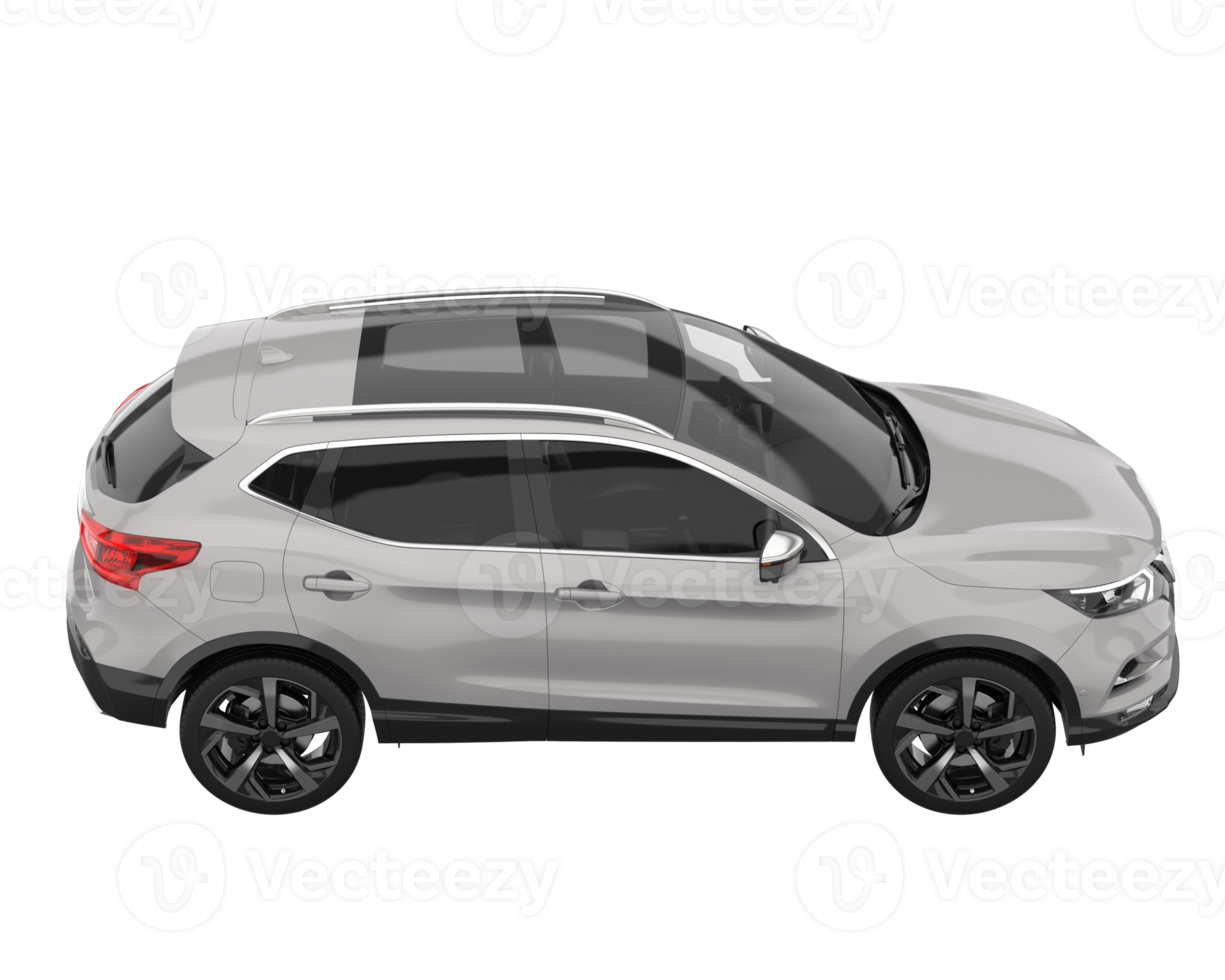 realistico suv isolato su trasparente sfondo. 3d interpretazione - illustrazione png