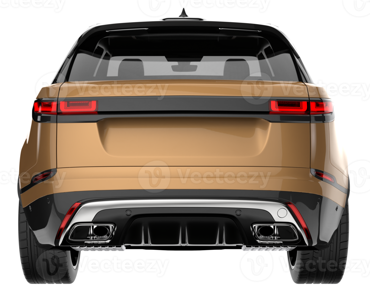Realistic SUV isolated on transparent background. 3d rendering - illustration png
