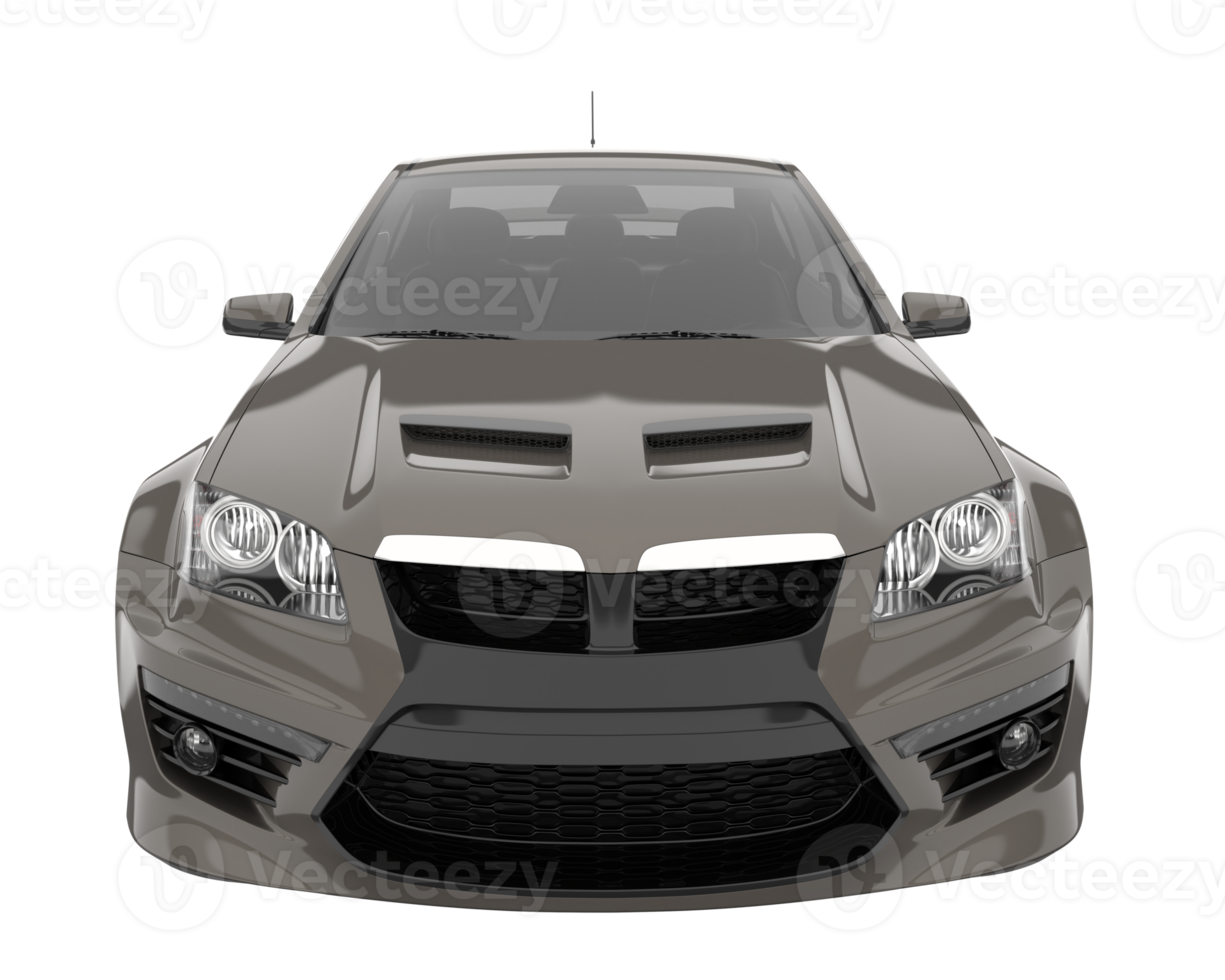 voiture de sport isolée sur fond transparent. rendu 3d - illustration png